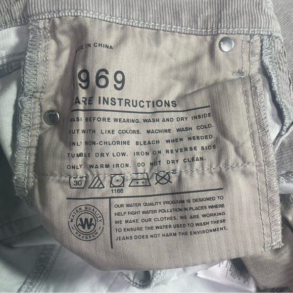 GAP 1969 ALWAYS SKINNY GRAY CORDS 26R - Picture 16 of 16